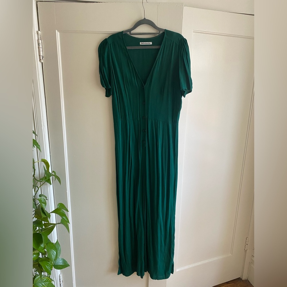 Beautiful green one piece from reformation (2019)